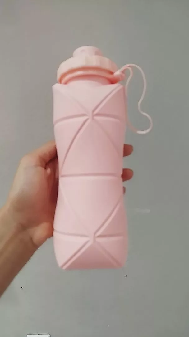 Garrafa de Água Dobrável Silicone 600ml Portátil BPA Free Lavável IZEHYDRA FLEX photo review