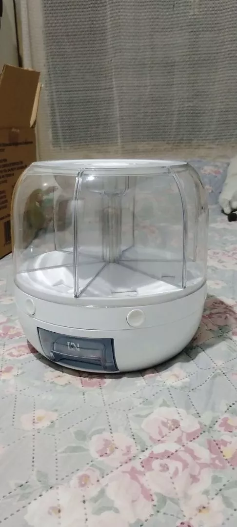 Dispenser Giratório 6 Compartimentos para Grãos e Cereais Transparente Conservação IZECO FRESH photo review
