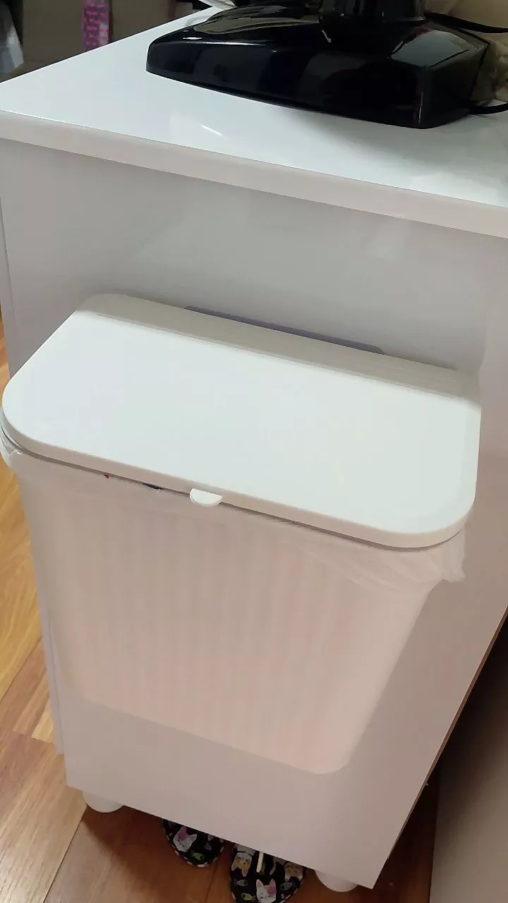 Lixeira Suspensa Adesiva 9L Anti Odor, Fixação Sem Furos, Design Moderno IZECLIP FRESH photo review
