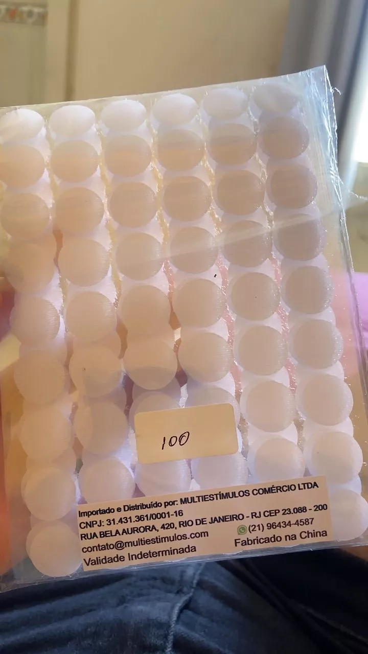 Fecho de Contato Adesivo 1,5cm Duplo Branco Super Resistente Nylon Fixação Rápida IZEFIX POWER photo review