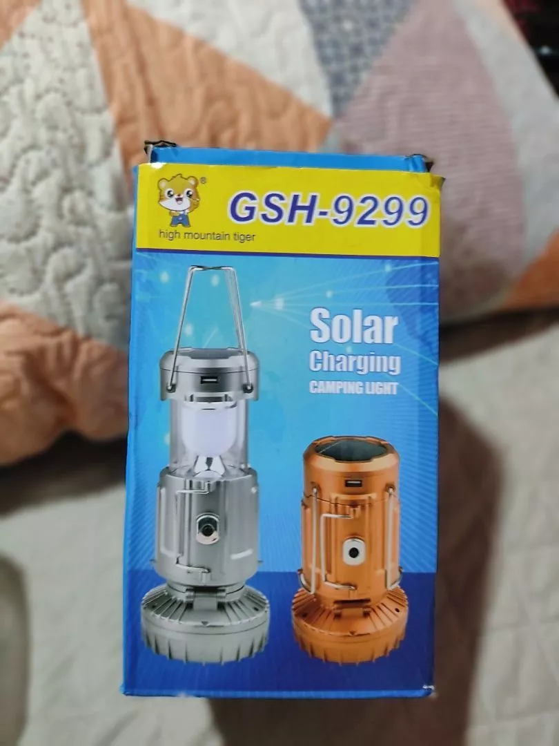 Lampião Solar Retrátil 6 LED Portátil à Prova d'Água para Camping IZEOUTDOOR POWER photo review