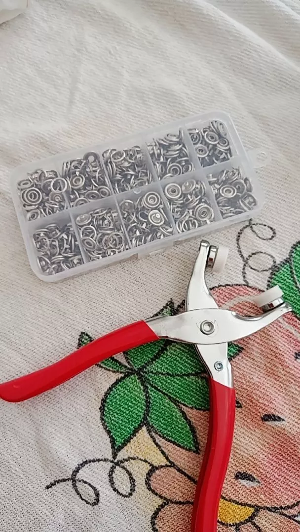 Alicate Aplicador de Botão de Pressão para Roupas de Bebê Latão Inox 150 Peças IZESNAP PRO photo review