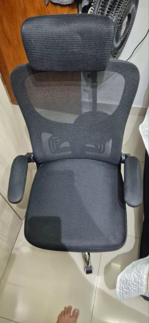 Cadeira de Escritório Ergonômica com Ajuste de Altura e Encosto de Cabeça IZEFORM COMFORT photo review