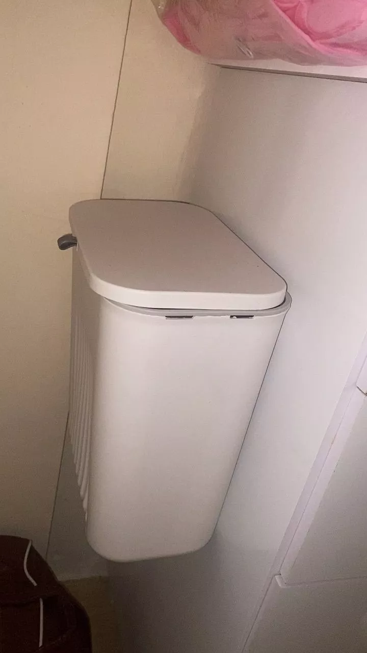 Lixeira Suspensa Adesiva 9L Anti Odor, Fixação Sem Furos, Design Moderno IZECLIP FRESH photo review