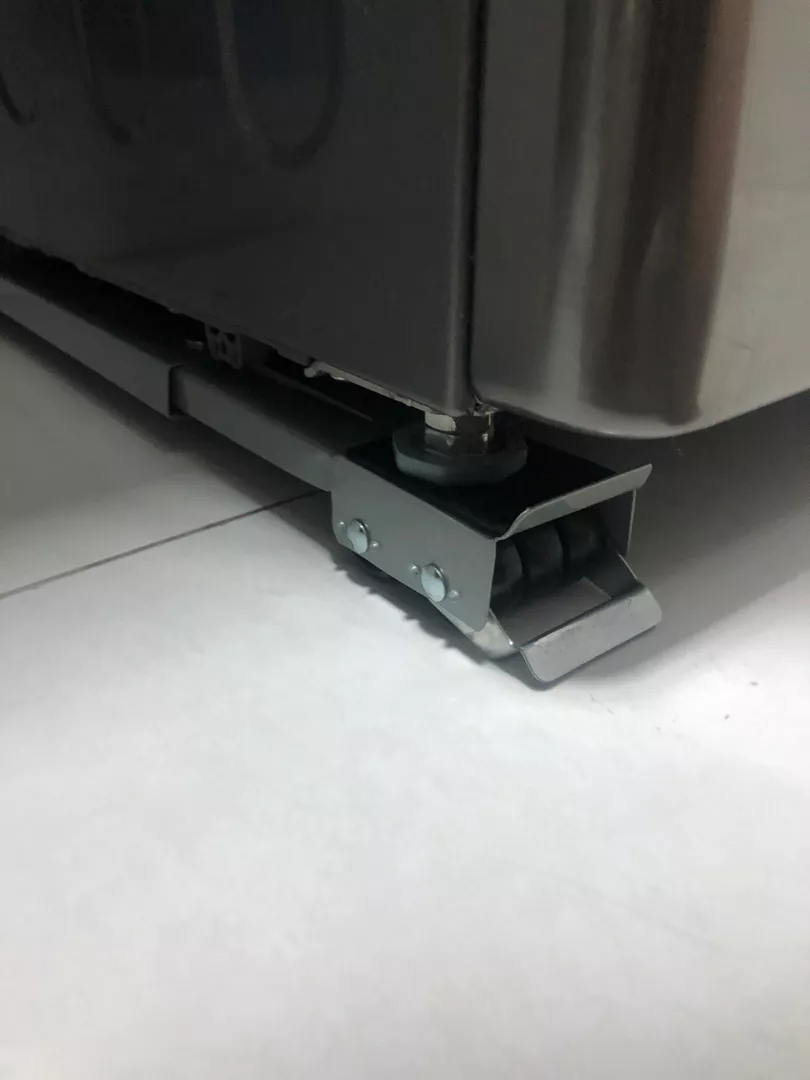 Suporte Com Rodinhas Ajustável Para Geladeira, Fogão E Máquina De Lavar Até 200kg, Freio E Base Antiderrapante IZELOAD PRO photo review
