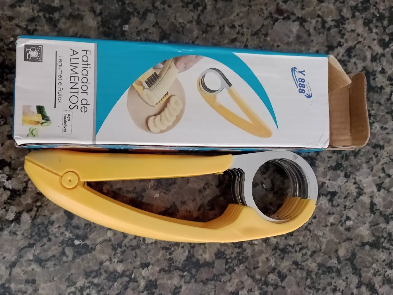 Fatiador Cortador Inox de Banana Chips Legumes Fitness Resistente IZE SLICE PRO photo review