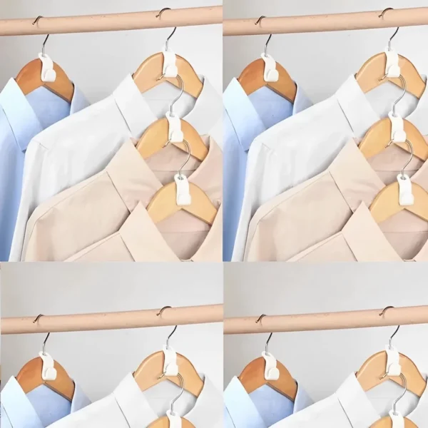 Kit 10 Ganchos Extensores de Cabide Organizadores Multiuso Espaço Roupa IZEHANGER MAX