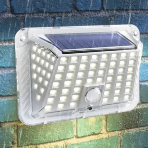 Luminária Solar de Parede 100 LEDs Sensor Presença IZEPOWER BRIGHT