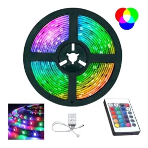 Fita LED RGB 3528 5m Controle Remoto IZEFLASH BRIGHT