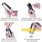 Moedor Elétrico Automático de Sal e Pimenta IZEGRIND PRO