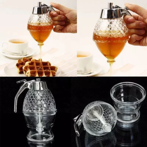 Meleira Acrílico 300ml Design Sofisticado IZEHONEY LUX