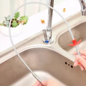Desentupidor de Pia Flexível 60cm com Garra Capta Cabelo IZEGRAB CLEAN