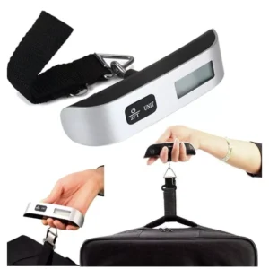 Balança Digital Portátil 50kg com Gancho e Display Precisão IZEWEIGHT SAFE