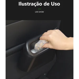 Lixeira Compacta para Carro Lavável IZE CARRY CLEAN