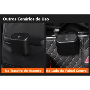 Lixeira Compacta para Carro Lavável IZE CARRY CLEAN