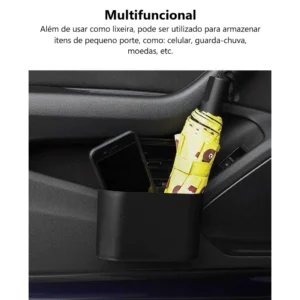 Lixeira Compacta para Carro Lavável IZE CARRY CLEAN