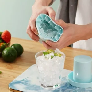 Molde de Gelo Silicone Cubos 1,3cm Flexível BPA Free IZECOOL FIT