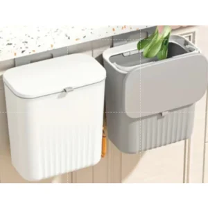Lixeira Suspensa Adesiva 9L Anti Odor, Fixação Sem Furos, Design Moderno IZECLIP FRESH