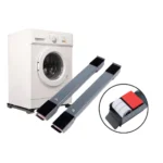 Suporte Com Rodinhas Ajustável Para Geladeira, Fogão E Máquina De Lavar Até 200kg, Freio E Base Antiderrapante IZELOAD PRO