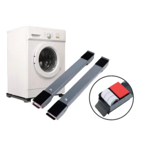 Suporte Com Rodinhas Ajustável Para Geladeira, Fogão E Máquina De Lavar Até 200kg, Freio E Base Antiderrapante IZELOAD PRO