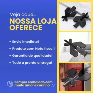 Trava de Segurança Portátil Universal Em Aço Inox Para Viagens IZELOCK SAFE