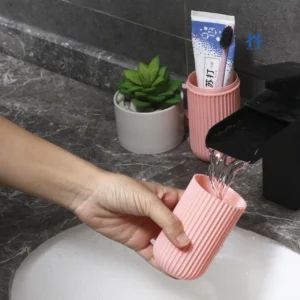 Estojo Porta Escova de Dente Vedado Viagem Compacto com Alça IZECARE TRAVEL