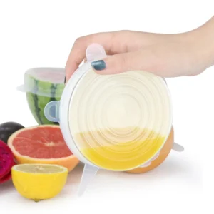 Kit Tampas Silicone Universal 18 Peças Flexível Lavável Vedação IZELOCK FRESH