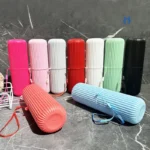 Estojo Porta Escova de Dente Vedado Viagem Compacto com Alça IZECARE TRAVEL