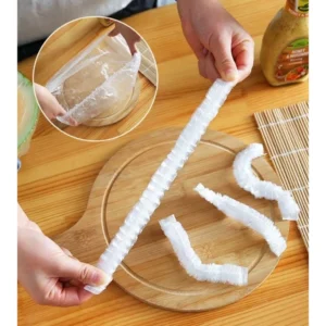 Tampa Plástica Descartável Multiuso IZEFOOD FLEX 100 Unidades - Para Alimentos, Touca de Banho, Esticável até 5.5cm