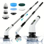 Escova de Limpeza Ajustável Recarregável 7 em 1 IZEPOWER CLEAN