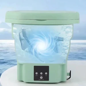 Mini Máquina de Lavar Dobrável Portátil 800g 5L Touch Automática IZEHOME FLEX