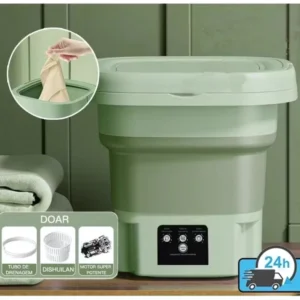 Mini Máquina de Lavar Dobrável Portátil 800g 5L Touch Automática IZEHOME FLEX