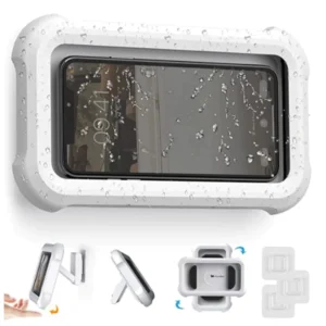 Suporte de Celular à Prova D’Água para Banheiro e Cozinha, Sensível ao Toque, Instalação Sem Furos IZESAFE TOUCH