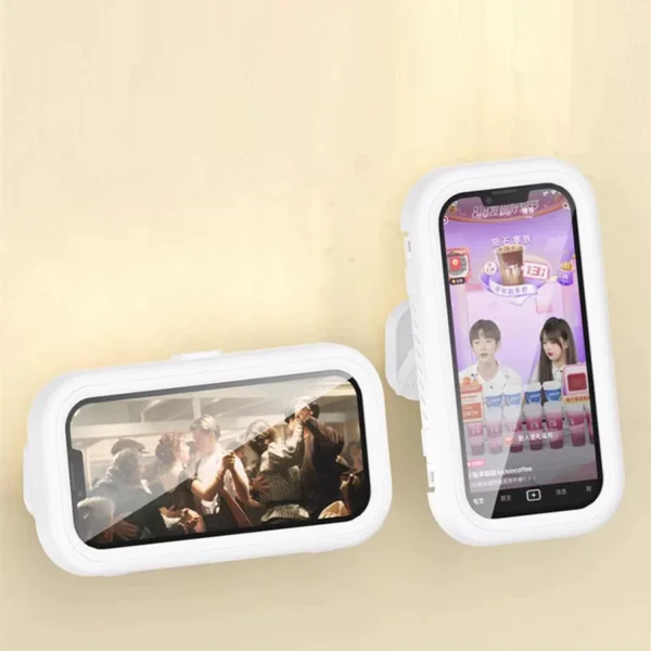 Suporte de Celular à Prova D’Água para Banheiro e Cozinha, Sensível ao Toque, Instalação Sem Furos IZESAFE TOUCH