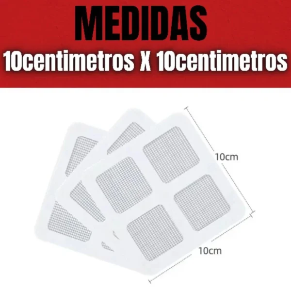 Tela Protetora Adesiva para Ralo 10x10cm, Coletor de Cabelo, Anti-Inseto, Fácil Instalação IZECLEAN SAFE