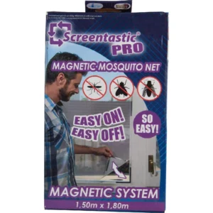 Tela Mosquiteiro Magnética Ajustável para Janelas PVC Resistente IZEBUG SHIELD