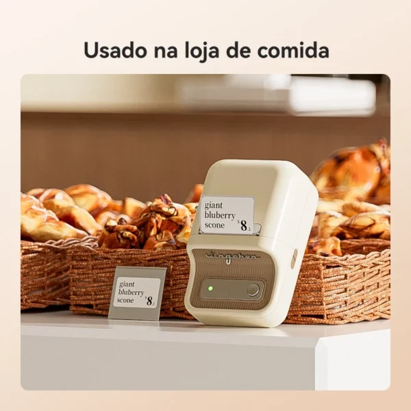 NIIMBOT Impressora Portátil de Etiquetas Bluetooth 203dpi RFID Inteligente IZEPRINT PRO