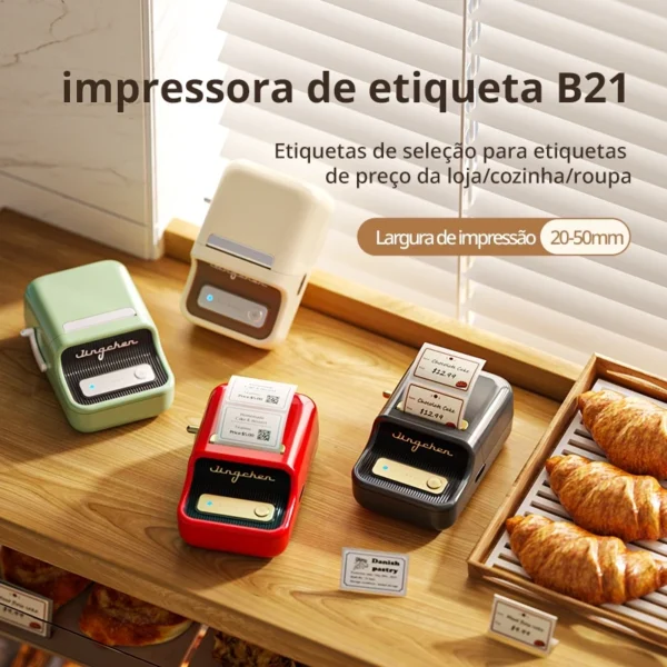 NIIMBOT Impressora Portátil de Etiquetas Bluetooth 203dpi RFID Inteligente IZEPRINT PRO