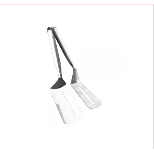 Pinça Pegadora Dupla em Inox Articulada para Churrasco, Hambúrguer e Panqueca IZEGRIP FLEX