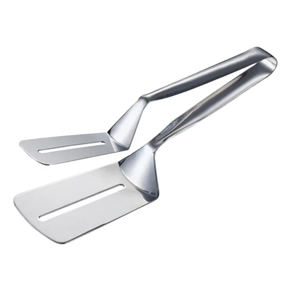 Pinça Pegadora Dupla em Inox Articulada para Churrasco, Hambúrguer e Panqueca IZEGRIP FLEX