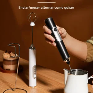 Mini Mixer Elétrico 3 Velocidades Recarregável Silencioso IZEFOAM PRO IZESHOP