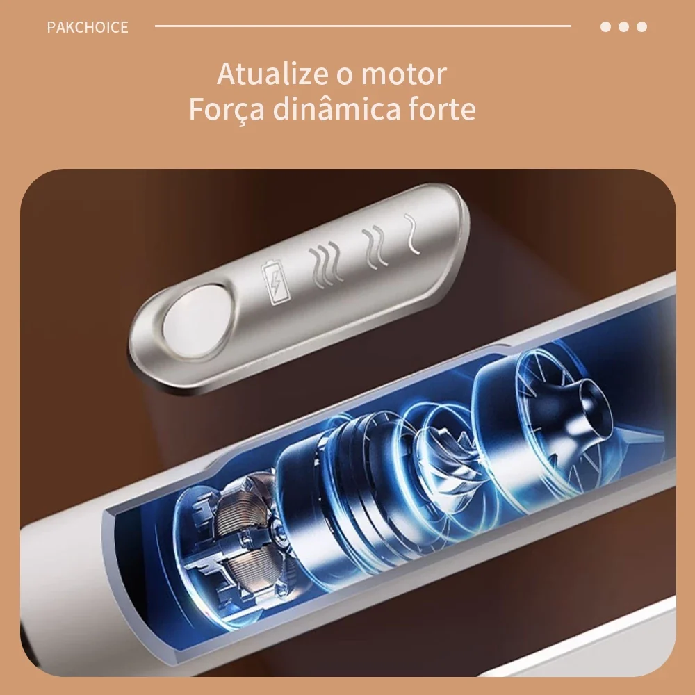 Mini Mixer Elétrico 3 Velocidades Recarregável Silencioso IZEFOAM PRO IZESHOP