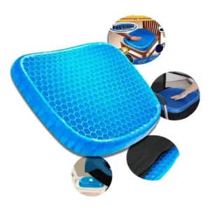 Almofada Ortopédica Gel Antiescara Para Cóccix, Protetor Lavável, Suporta 100kg - IZEERGONOMIC RELIEF
