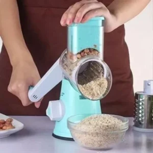 Ralador Fatiador Manual 3 em 1 de Aço Inoxidável com Base de Sucção IZEROTATE PRO