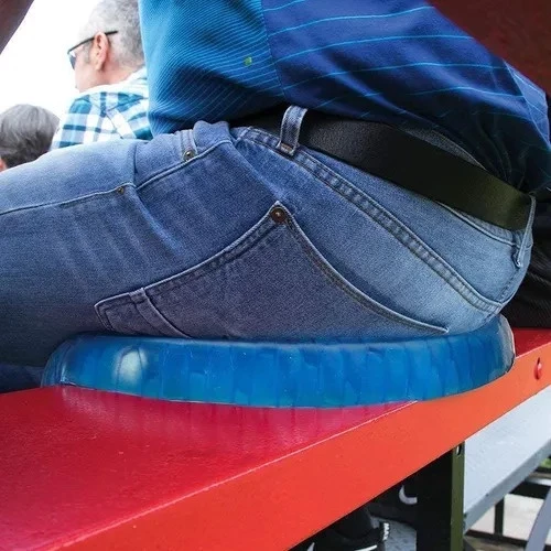 Almofada Ortopédica Gel Antiescara Para Cóccix, Protetor Lavável, Suporta 100kg - IZEERGONOMIC RELIEF