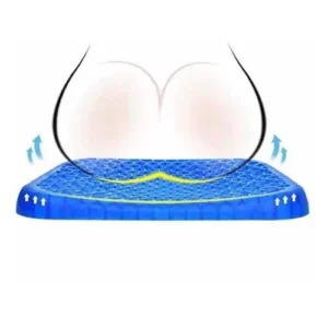 Almofada Ortopédica Gel Antiescara Para Cóccix, Protetor Lavável, Suporta 100kg - IZEERGONOMIC RELIEF