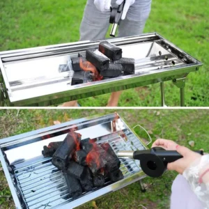 Soprador Manual para Churrasqueira e Lareira, Sem Pilhas, Leve IZEBLOW GRILL