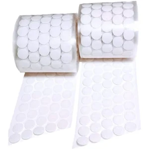 Fecho de Contato Adesivo 1,5cm Duplo Branco Super Resistente Nylon Fixação Rápida IZEFIX POWER