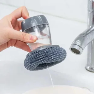 Escova de Aço para Limpeza Pesada com Dispenser de Detergente, Durável e Prática IZEPOWER CLEAN