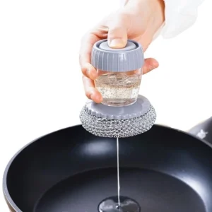 Escova de Aço para Limpeza Pesada com Dispenser de Detergente, Durável e Prática IZEPOWER CLEAN